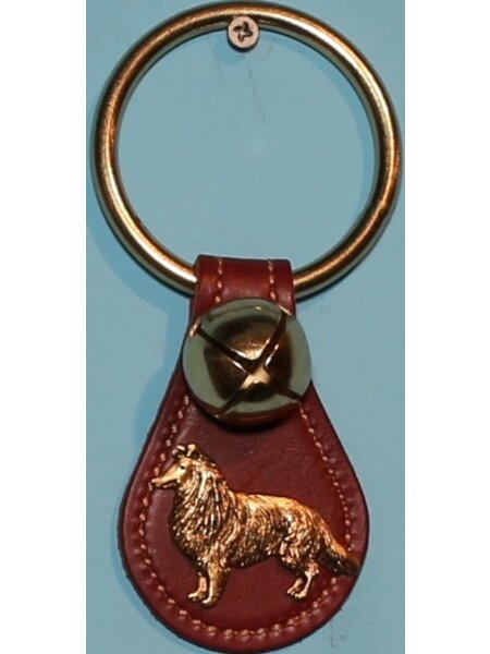 Collie Charm Teardrop Large Ring