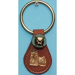 Yorkie Charm Teardrop Large Ring