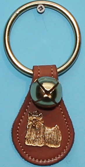 Yorkie Charm Teardrop Large Ring