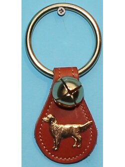 Golden Retriever Charm Teardrop Large Ring