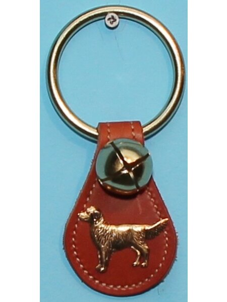 Golden Retriever Charm Teardrop Large Ring