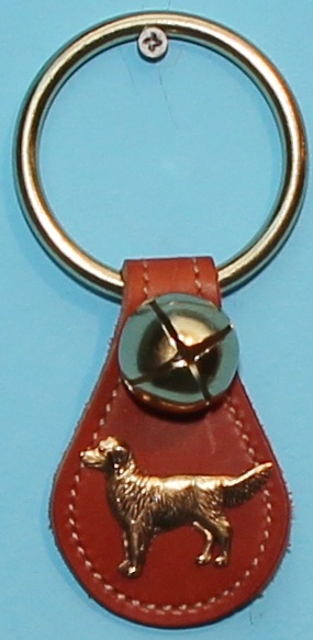 Golden Retriever Charm Teardrop Large Ring