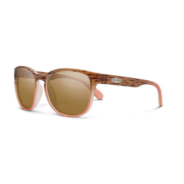 Loveseat Matte Tortoise  Pink Fade Polarized Brown