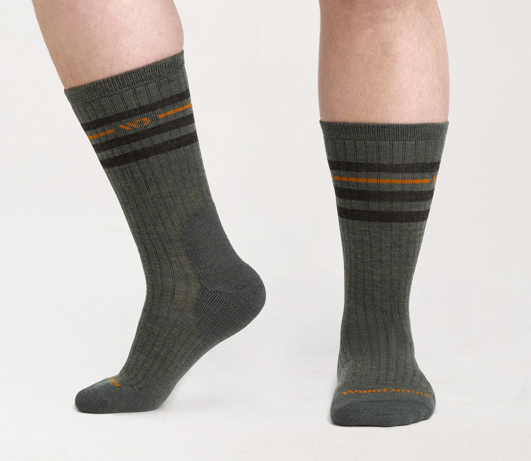 Men's Vintage Stripe Midweight Crew Sock