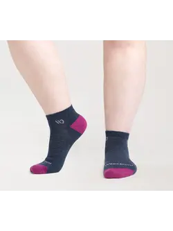Women's Solid Midweight No Show Sock