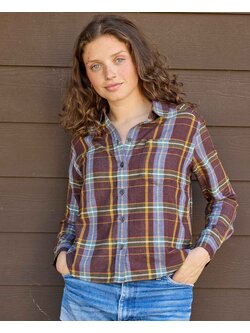 Toad & Co Women's Re-Form Flannel Boxy Long-Sleeve Shirt