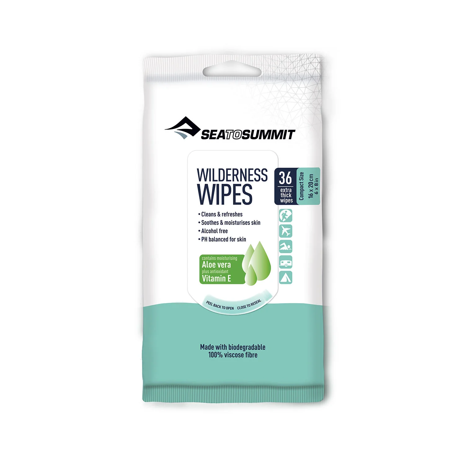 Sea To Summit Wilderness Wipes - XL , 8 pack