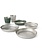 Sea To Summit Detour Stainless Steel Collapsible Dinnerware 6-Piece Set