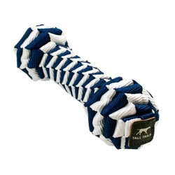 Navy Braided Bone Toy 9"