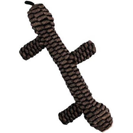 Brown Braided Stick Toy 9"