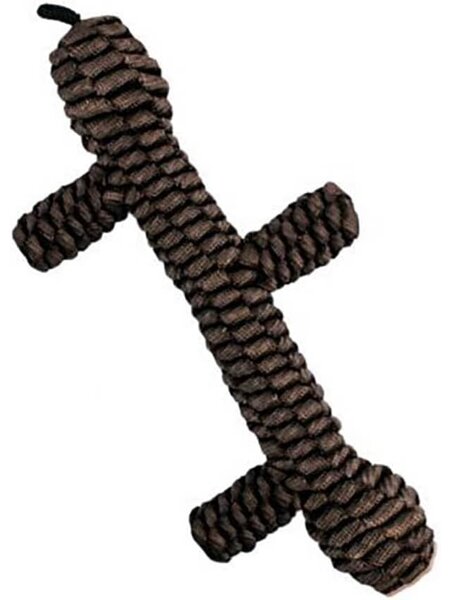 Brown Braided Stick Toy 9"
