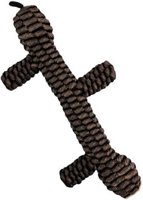 Brown Braided Stick Toy 9"