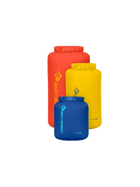 Sea To Summit Lightweight Dry Bag - Sets  [1] 3L Blue, [1] 5L Yellow, [1] 8L Orange