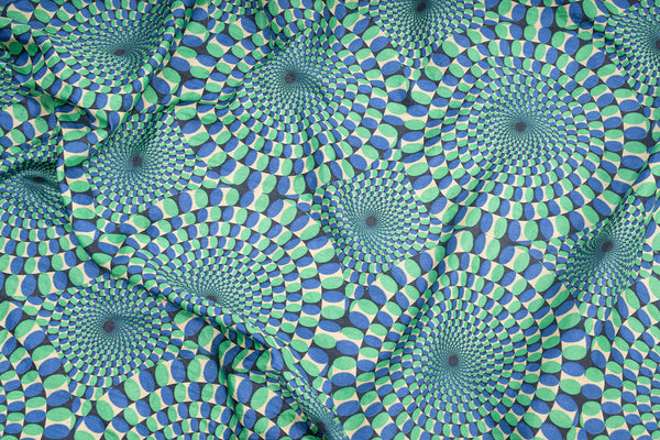 ENO DoubleNest Print Hammock Optical Illusion/Charcoal