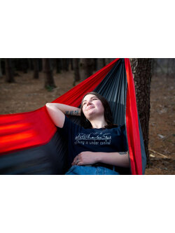 ENO SingleNest Hammock Charcoal/Red