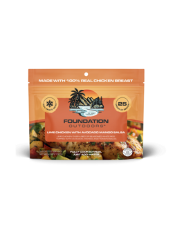 Foundation Outdoors Lime Chicken with Avocado Mango Salsa