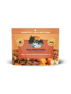 Foundation Outdoors Spicy Italian Pork Sausage Risotto