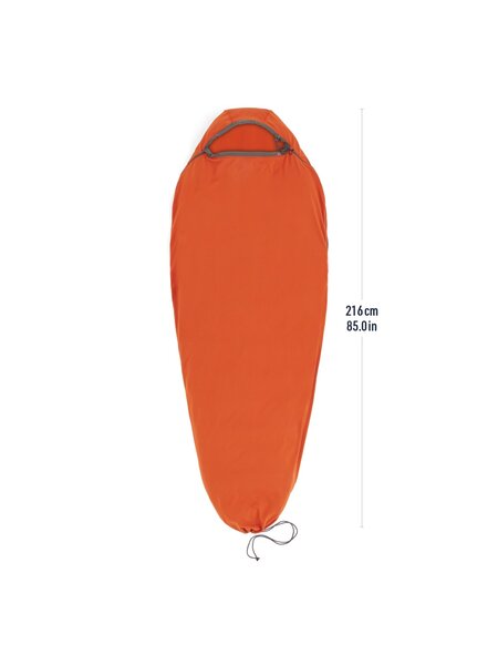 Sea To Summit Reactor Fleece Sleeping Bag Liner - Mummy w/Drawcord- Standard Picante Red