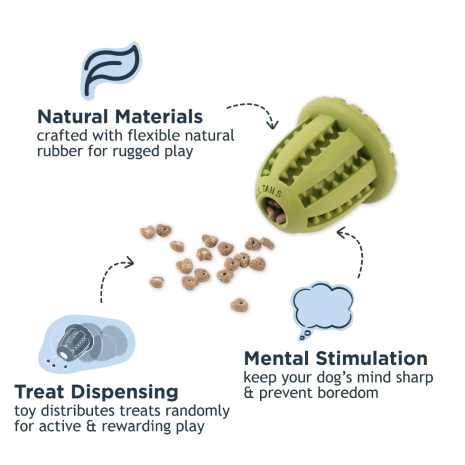 Natural Rubber Acorn Toy