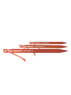 Big Agnes Big Agnes Dirt Dagger UL 10" Tent Stake Orange