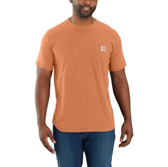 Men's Force Relaxed Fit Mid Weight Short Sleeve Pocket T