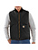 Men's Relaxed Fit Firm Duck Insulated Rib Collar Vest