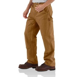 Men's Loose Fit Washed Duck Double Front Work Pants