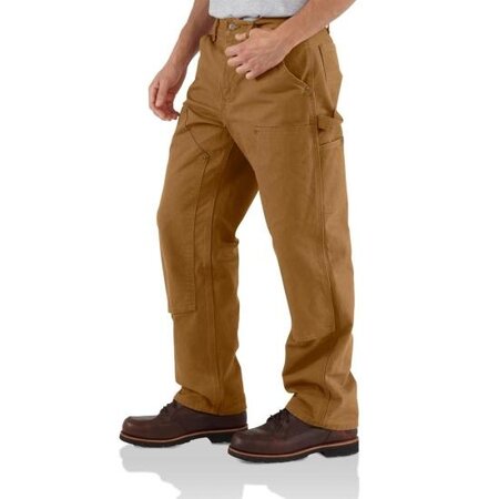 Men's Loose Fit Washed Duck Double Front Work Pants