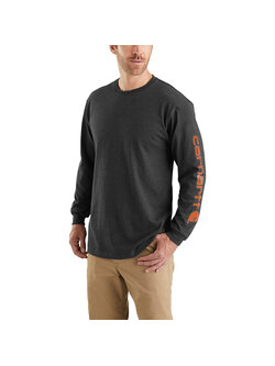 Men's Loose Fit Heavyweight Long Sleeve Graphic T-Shirt