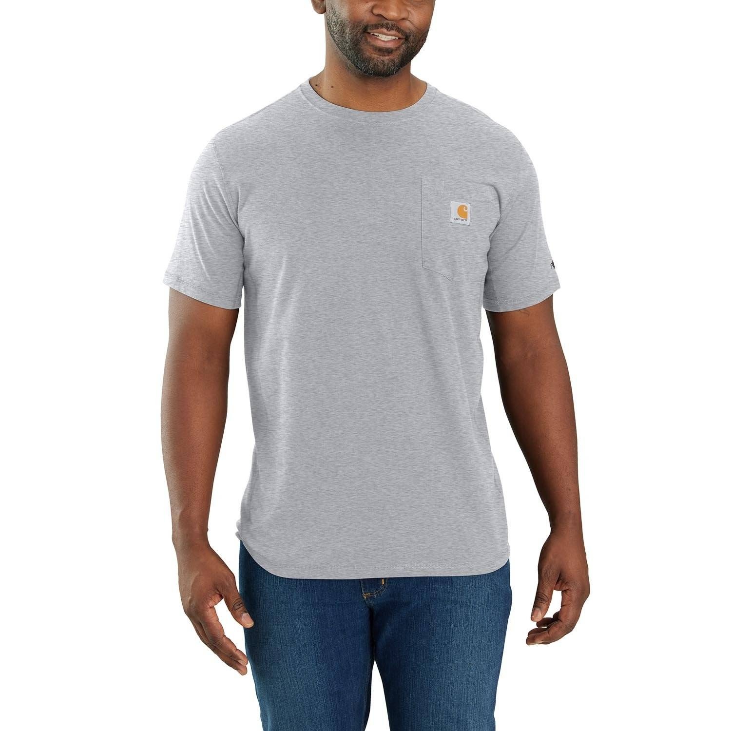 Men's Force Relaxed Fit Midweight Short-Sleeve Pocket Tee