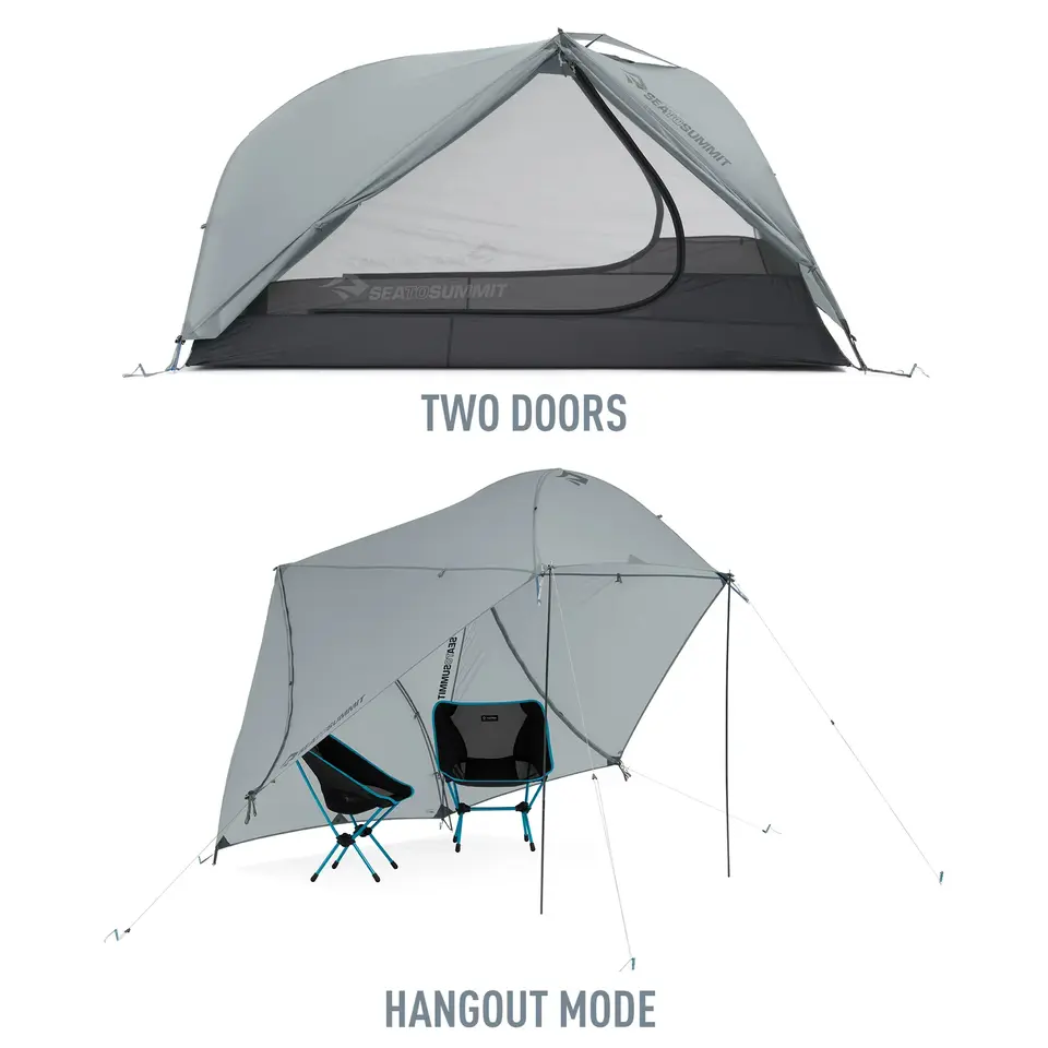 Sea To Summit Telos TR2 Tent 2 Person Shale Grey