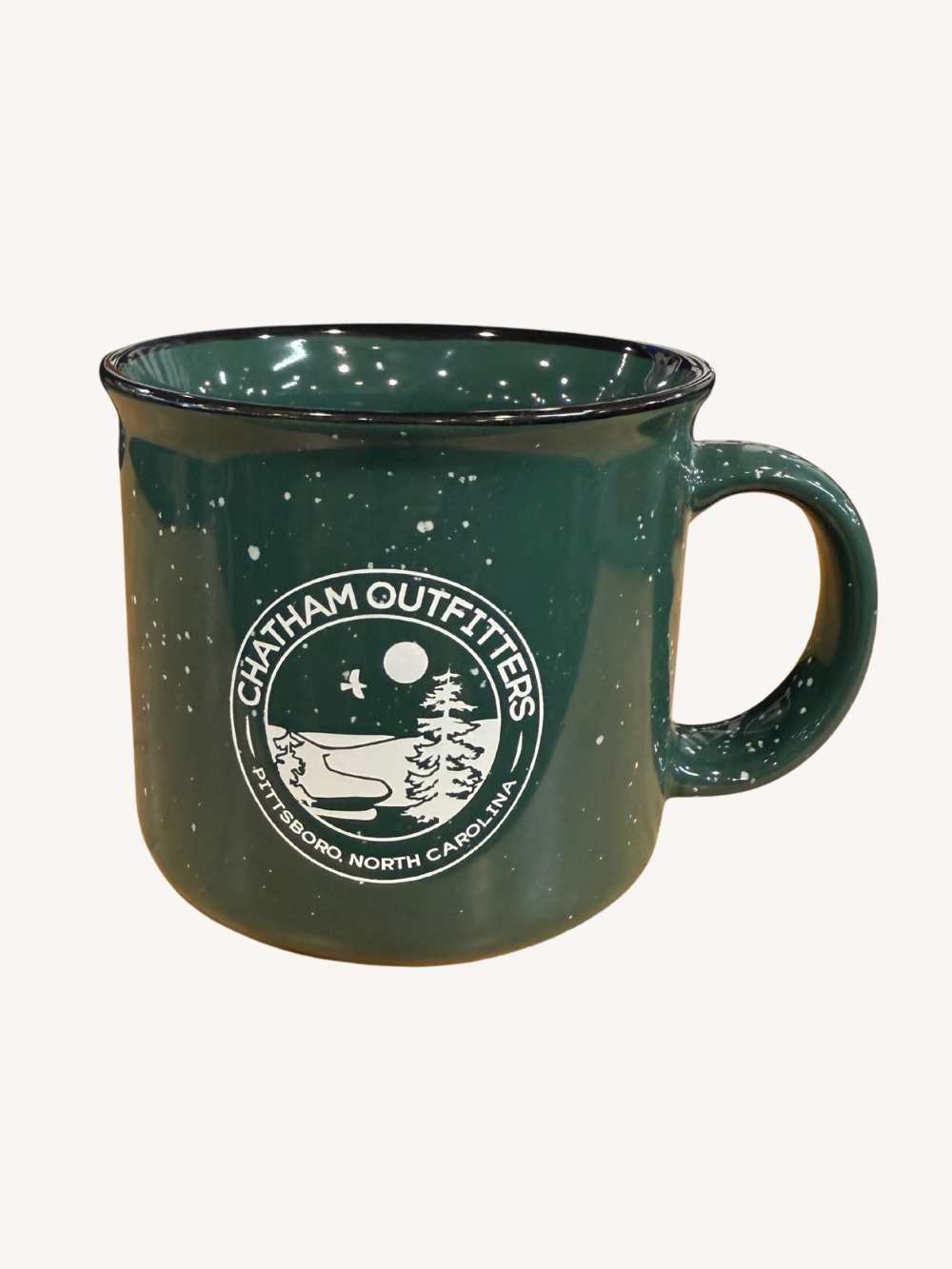 Chatham Outfitters Chatham Outfitters Campfire Ceramic Mug Green 15 oz