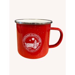 Chatham Outfitters Chatham Outfitters Campfire Enamel Metal Mug Red 15 oz