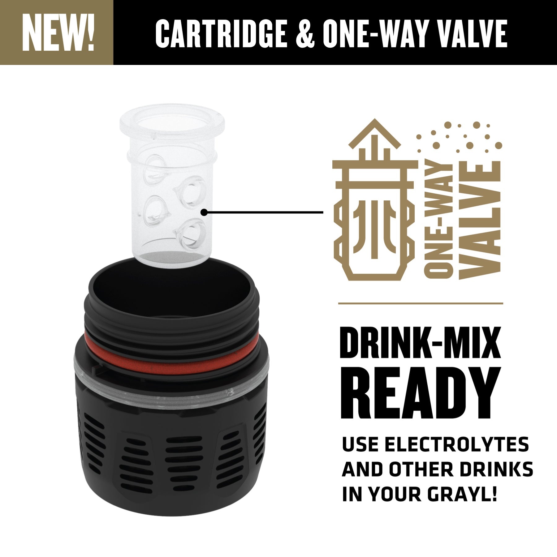 Grayl UltraPress Purifier Bottle 16.9 oz.