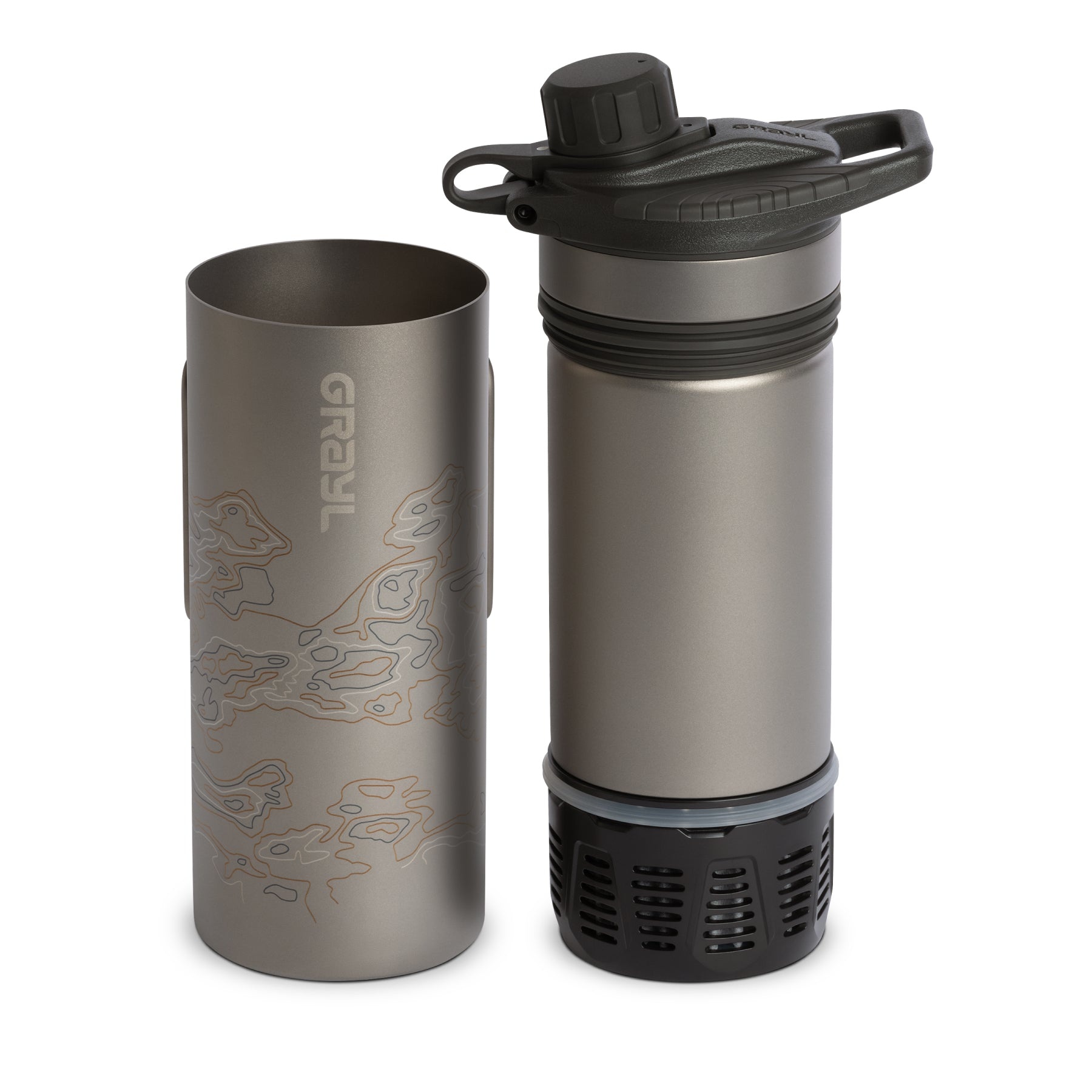 Grayl GeoPress Titanium Purifier Bottle