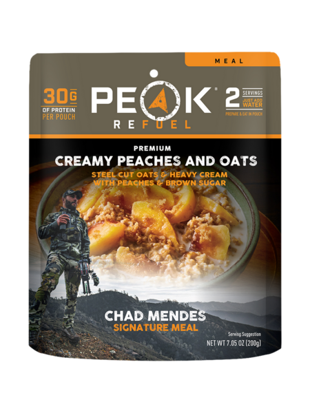 Peaches and Cream Steel Cut Oatmeal