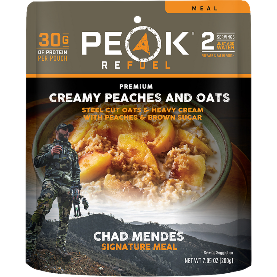 Peaches and Cream Steel Cut Oatmeal