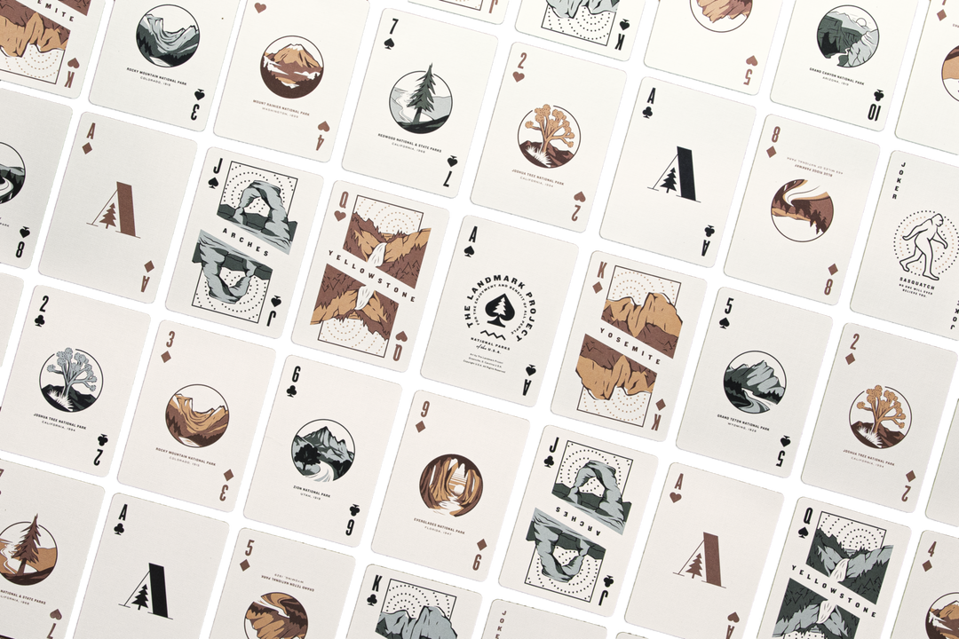 The Landmark Project National Parks Playing Cards