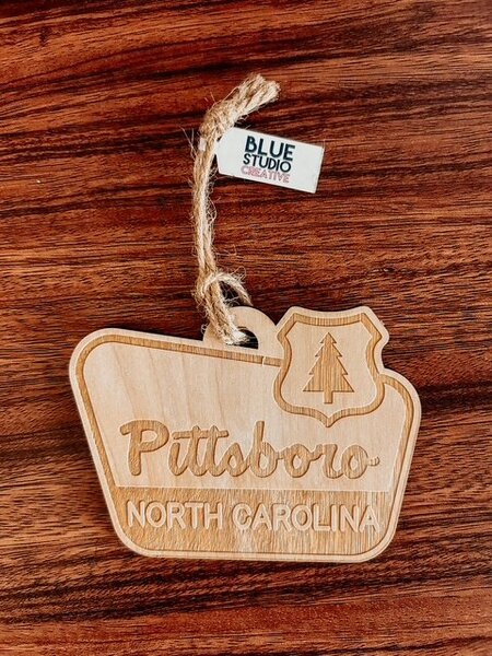 Pittsboro Town Sign Ornament