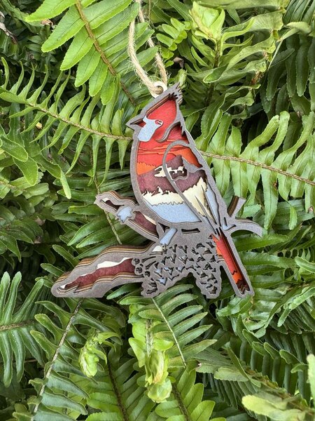 Wilusz Way Cardinal  Ornament