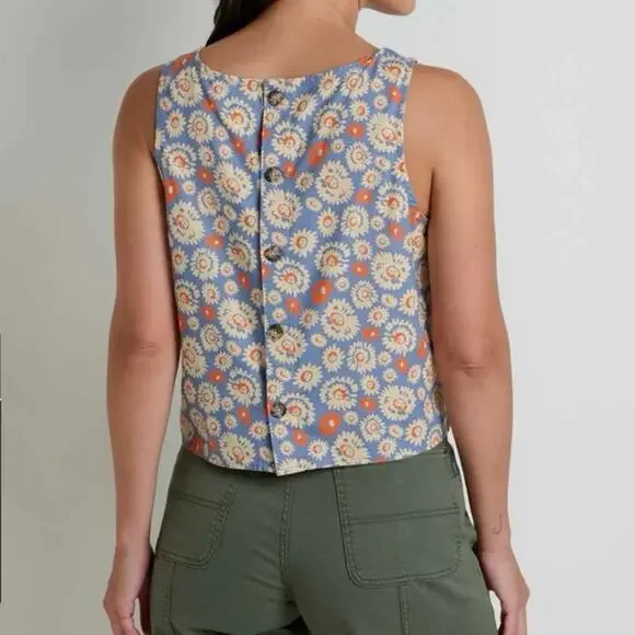 Toad & Co Women's Taj Hemp Button Back Tank