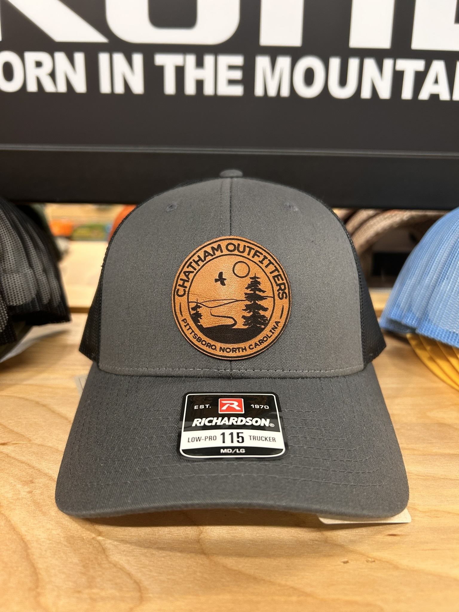 Chatham Outfitters Leather Patch Trucker Hat