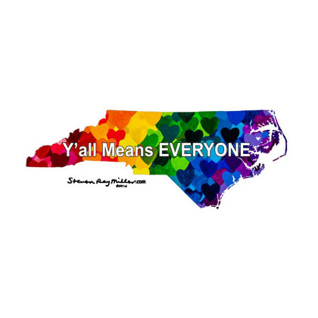Y'all Means Everybody Sticker