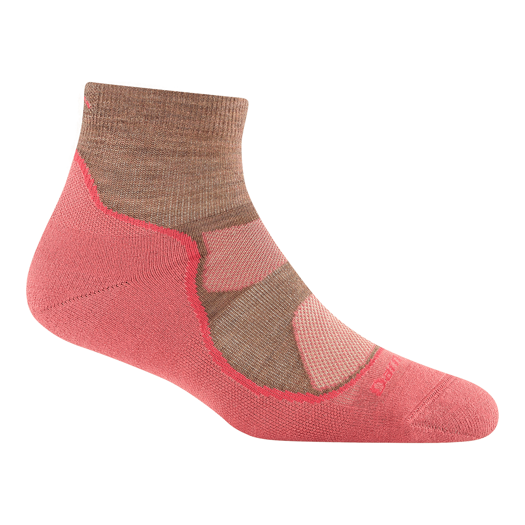 Darn Tough Women's Light Hiker 1/4 Lightweight Cushion Hiking Sock