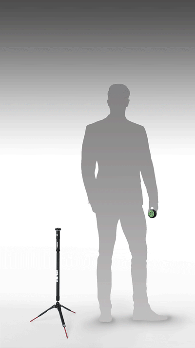 FLi-PRO 8' Telescoping Light w/ Removable Flashlight &  Remote