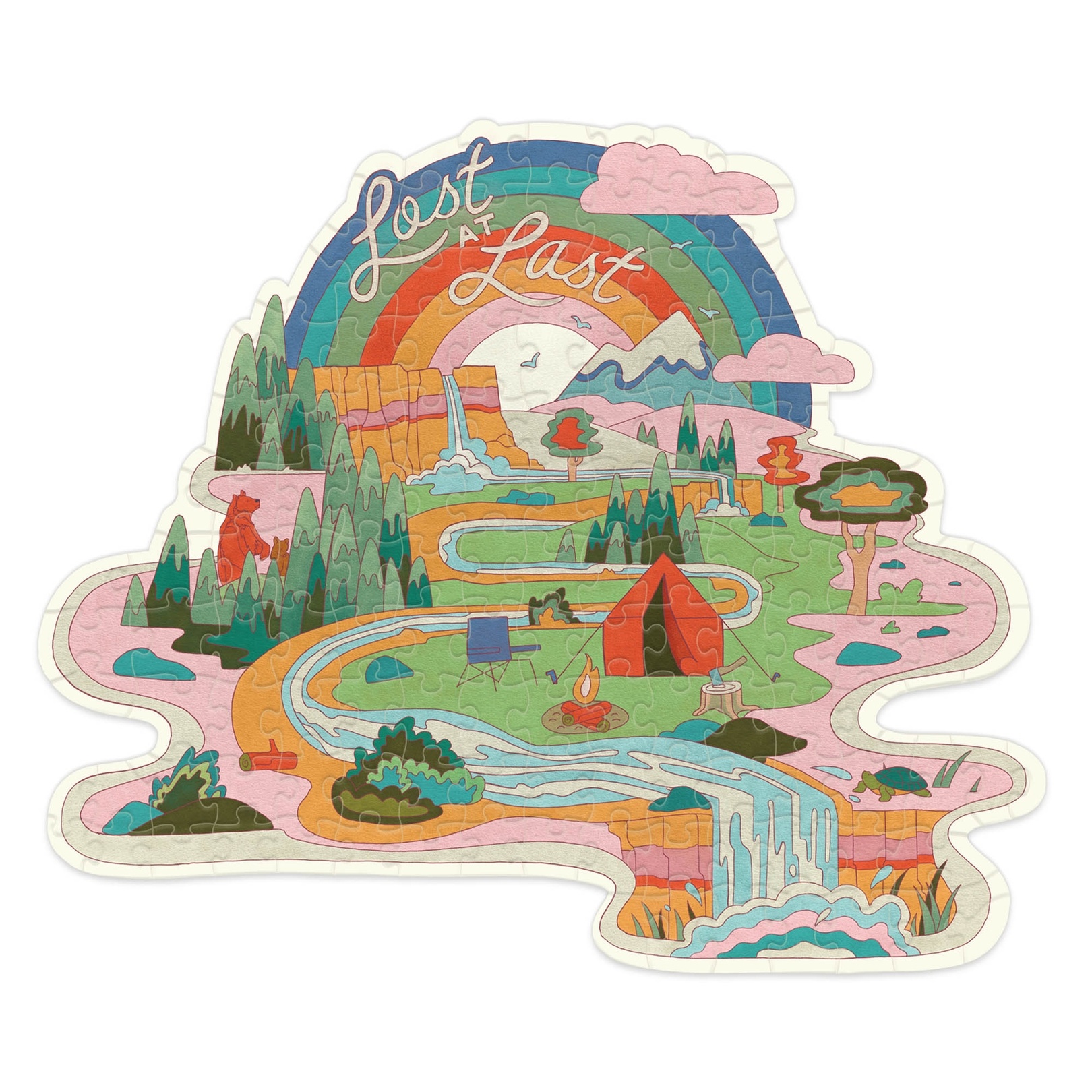 Mini Jigsaw Puzzle, Lost At Last