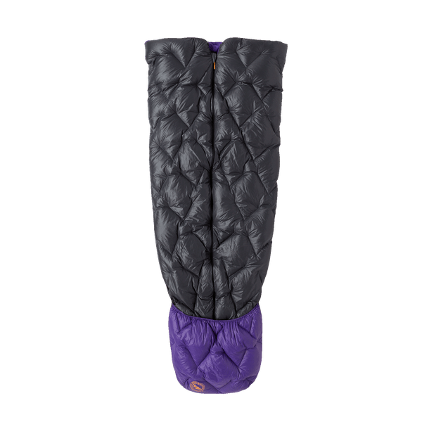 Big Agnes Fly Creek UL Zip Quilt 50 (850 RDS DownTek) REGULAR Asphalt/Royal Purple