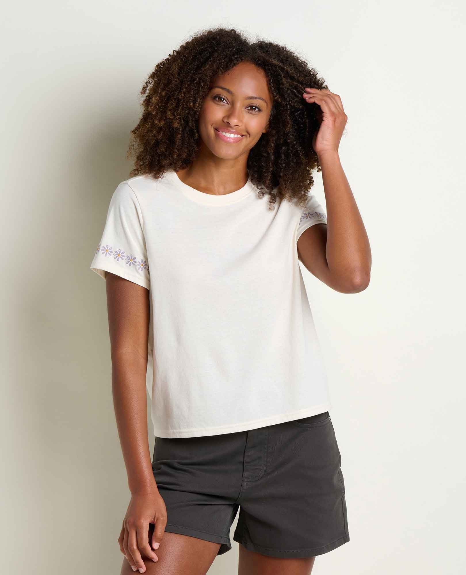 Toad & Co Women's Re-Form Embroidered Crew