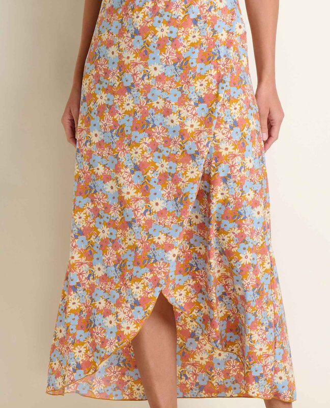 toad&co sunkissed maxi dress Sunkissed Tiered Midi Dress: Crusher