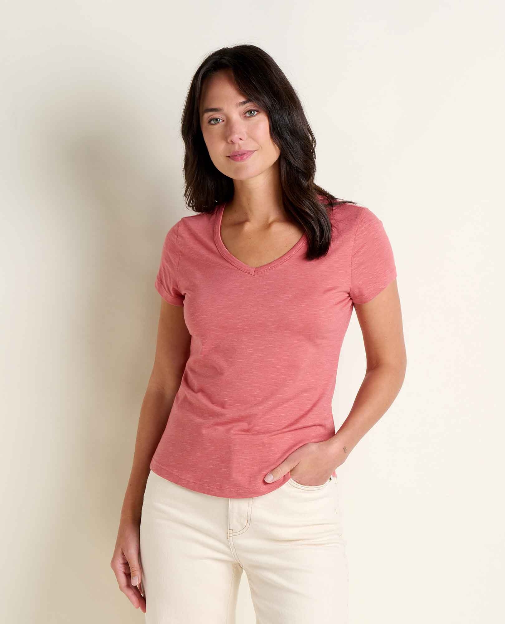 Toad & Co Women's Marley Short-Sleeve V-Neck Tee